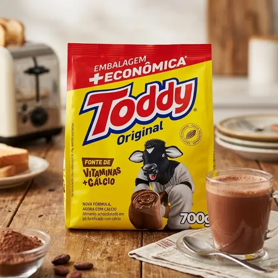 Achocolatado Em Pó Original Toddy 700G + Econômica (imagem ilustrativa)