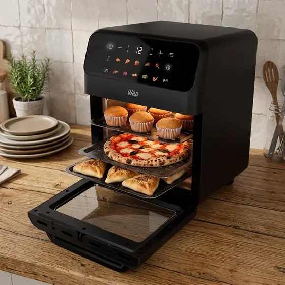 Air Fryer Oven 11 Litros Wap Waod4 Grey Stone Painel Digital 11 Funções 127V (imagem ilustrativa)