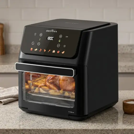 Air Fryer Oven Britânia 11L 8 Funções 1800W Painel Digital BAF11A (imagem ilustrativa)