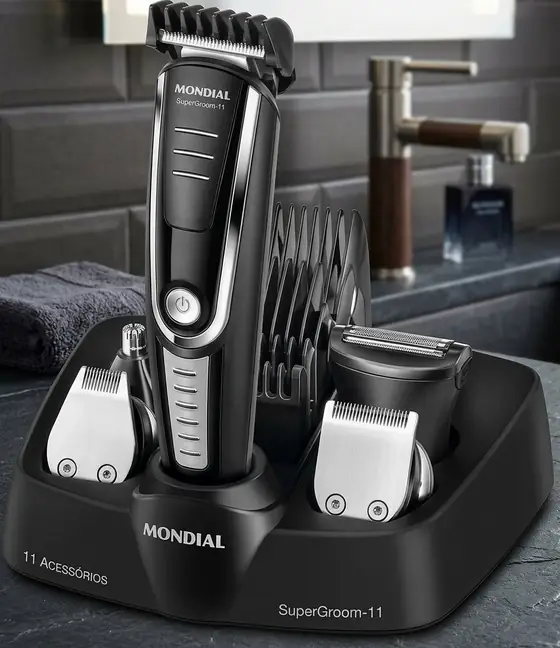 Mondial Aparador de Pelos Super Groom 11 BG-05, 11 em 1 (bivolt) (imagem ilustrativa)