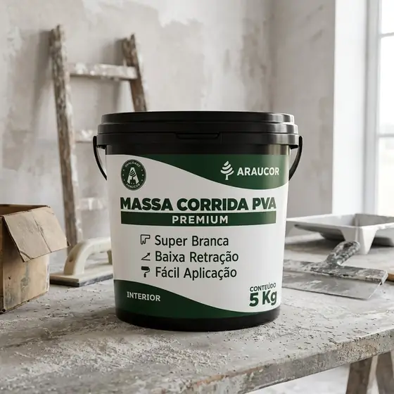 Araucor Massa Corrida Pva 5kg (imagem ilustrativa)