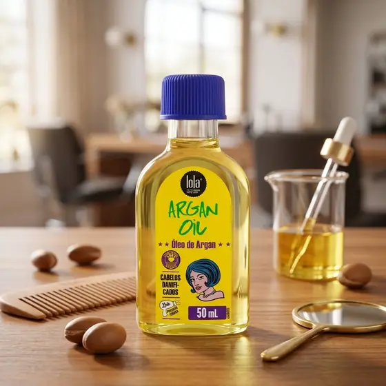 Argan Óleo Reparador 50ml , Lola Cosmetics (imagem ilustrativa)