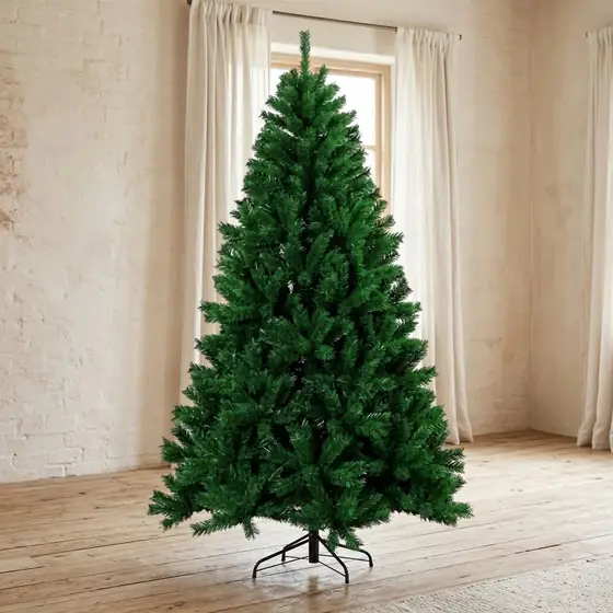 Árvore de Natal Luxo Super Premium Pinheiro 1,80 m — 800 Galhos, Cheia e Realista, Decoração (imagem ilustrativa)