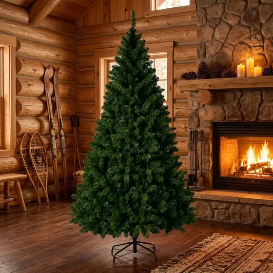Árvore De Natal Premium Pinheiro Cheia Luxo 180cm 750 Galhos Cor Verde (imagem ilustrativa)