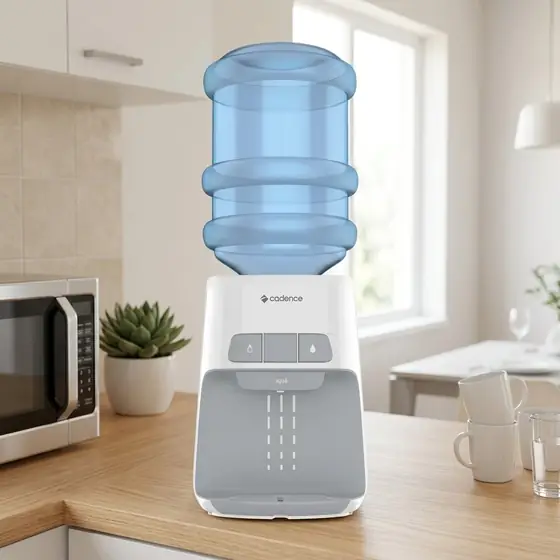 Bebedouro de mesa Cadence gela água refrigerado elétrico galão aguô BEB110 branco (imagem ilustrativa)
