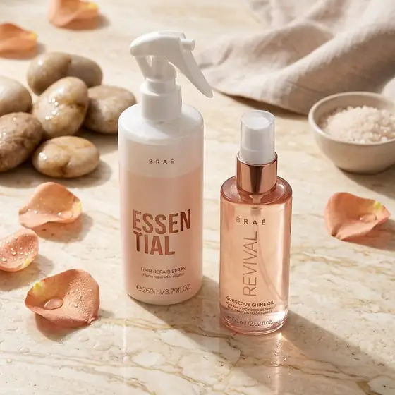 Braé Essential Kit Fluido 260ml + Óleo Revival 60ml (imagem ilustrativa)