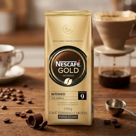 Café Torrado e Moído NESCAFÉ Gold Intenso 250g (imagem ilustrativa)