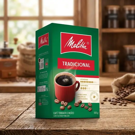 Café Tradicional Melitta Vácuo 500g (imagem ilustrativa)