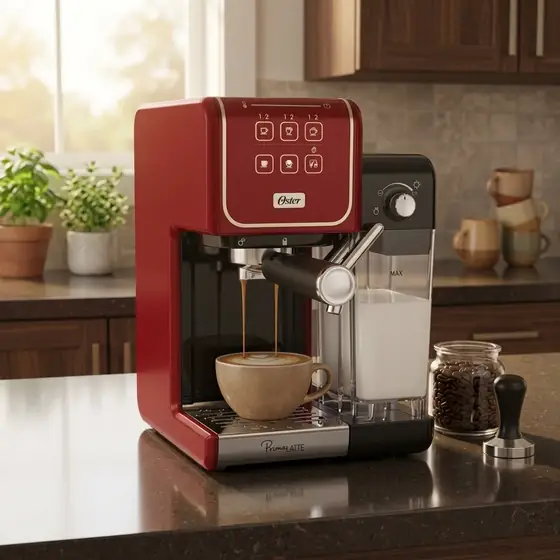 Cafeteira Espresso Primalatte Bvstem6801r Touch Red Oster Cor Preto/Vermelho (imagem ilustrativa)