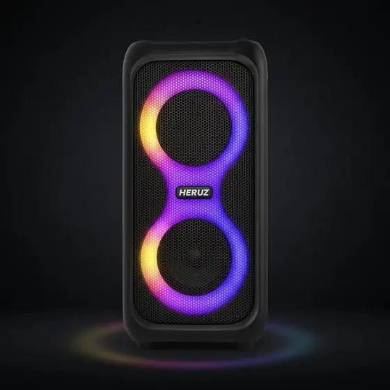 Caixa de Som Bluetooth Caixinha Grande 2 Altos Falantes 10w-hz 5.0 Boombox Com Radio Fm E (imagem ilustrativa)