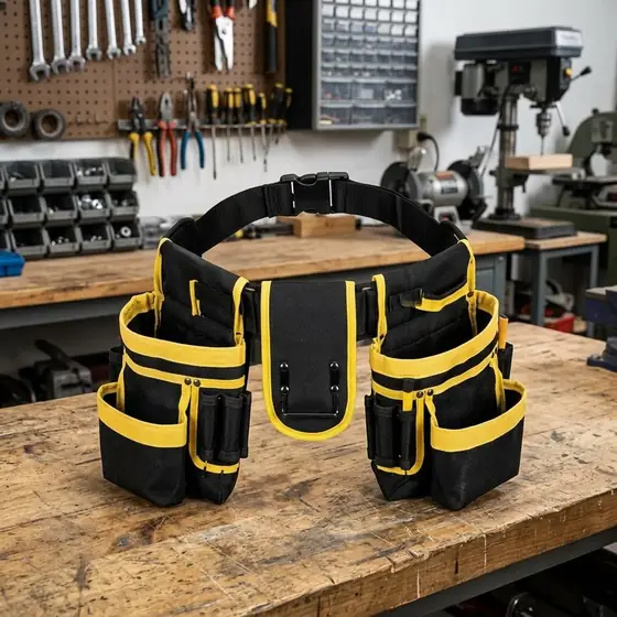 Cinto Bolsa De Ferramentas Profissional Ajustável 26 Bolsos (imagem ilustrativa)