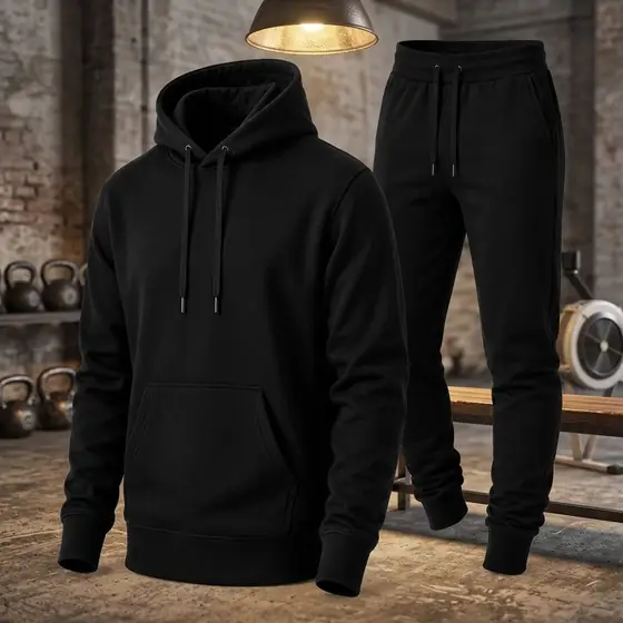 Conjunto Calça E Blusa De Moletom Liso Masculino Unissex (imagem ilustrativa)