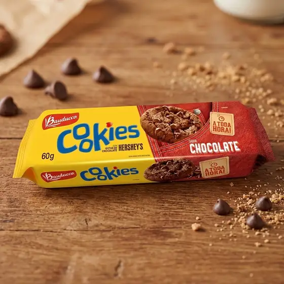 COOKIES CHOCOLATE 60G (Embalagem pode variar) (imagem ilustrativa)