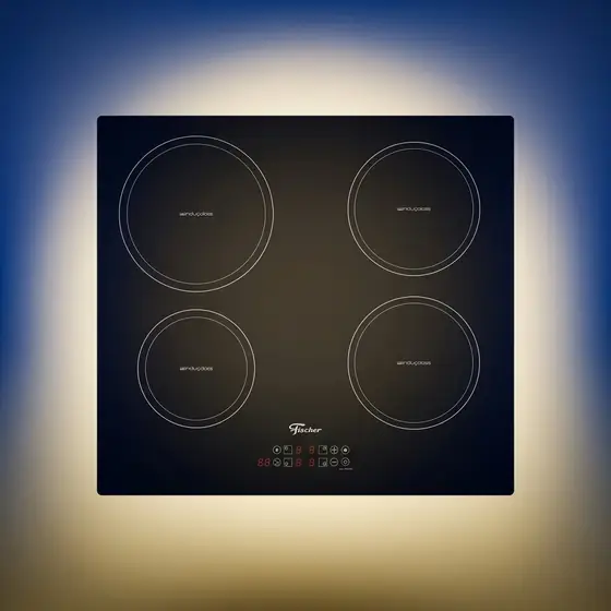 Cooktop de Indução Fischer 4 Bocas Vitrocerâmica com Touch Screen 220V (imagem ilustrativa)