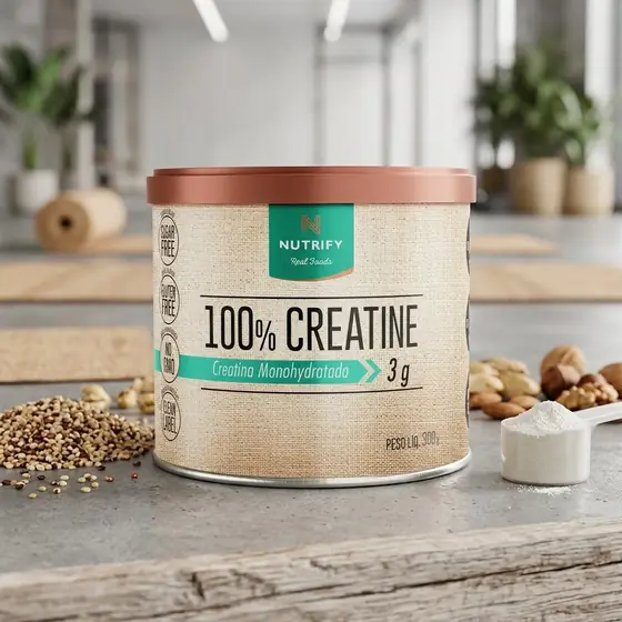 Creatina Nutrify 100% em pó Sem sabor x 300g (imagem ilustrativa)