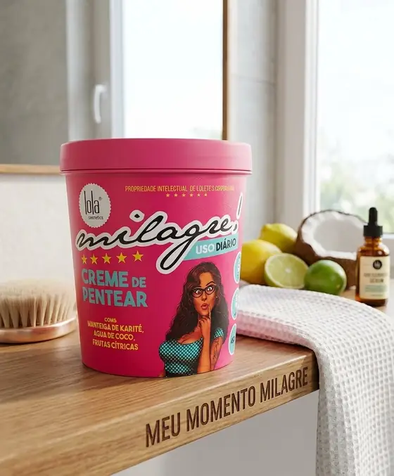 Lola Cosmetics Milagre Creme para Pentear 450 g (imagem ilustrativa)