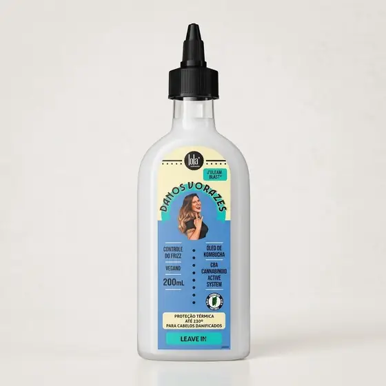 Danos Vorazes Leave-in 200ml , Lola Cosmetics (imagem ilustrativa)