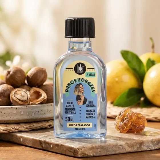 Danos Vorazes Óleo Reparador 50ml , Lola Cosmetics (imagem ilustrativa)