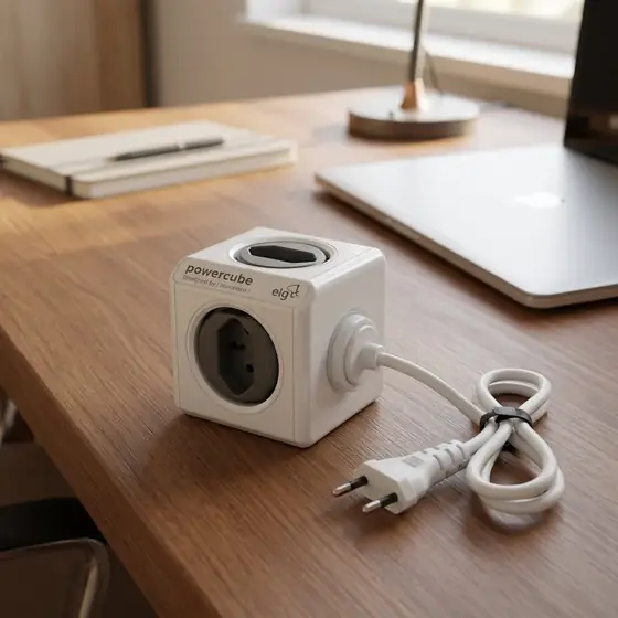 ELG, PWC-X4U/3M, PowerCube com Extensor USB, Filtro de Linha, Multiplicador 4 Tomadas Bivolt (imagem ilustrativa)