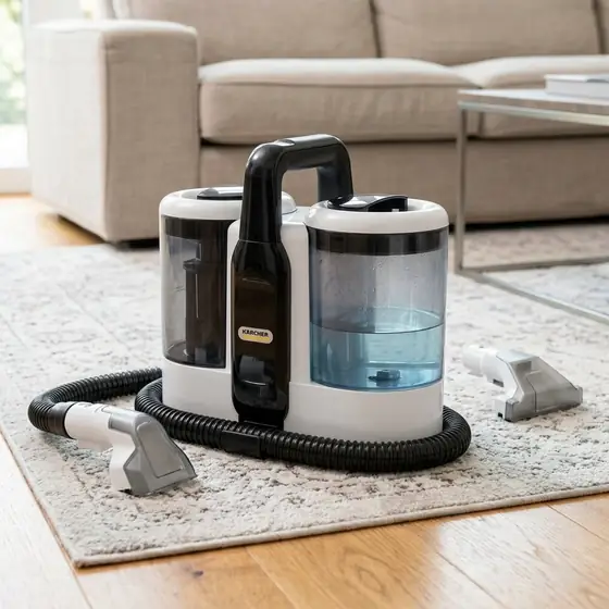Extratora Limpadora de Estofados Kärcher Home Care 1600W 3 em 1 Portátil 220v (imagem ilustrativa)
