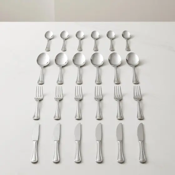 Faqueiro Inox 24 Peças Essenciale Haushop Jogo de Talheres (imagem ilustrativa)