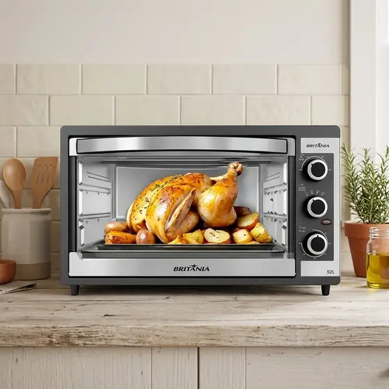 Forno Elétrico Britânia 52l Dupla Resistência Bfe55p (imagem ilustrativa)