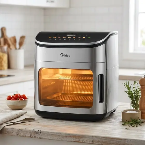 Fritadeira Air Fryer Oven 12L Digital Midea 220V - Potência 1.900W (imagem ilustrativa)