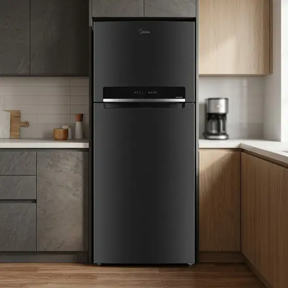 Geladeira Midea Frost Free 473 L Duplex Inverter Preta MDRT611EVADX1 (imagem ilustrativa)