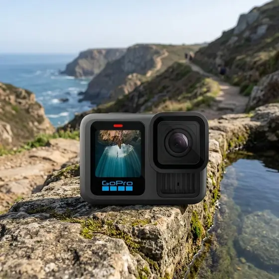 GoPro HERO13 Black - Câmera de ação à prova d'água 10m, 5.3K60, 27MP, HyperSmooth 6.0, GPS, Wi (imagem ilustrativa)