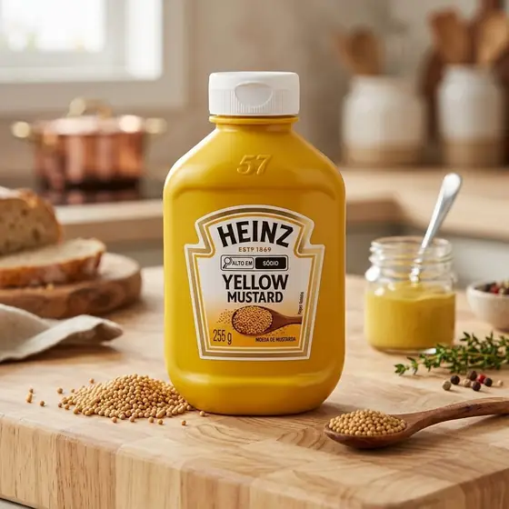 Mostarda Heinz Tradicional 255 g (imagem ilustrativa)