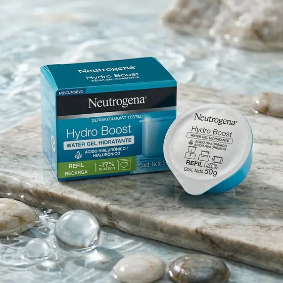 Hidratante Facial Neutrogena Hydro Boost Water Gel, Refil, 50g (imagem ilustrativa)