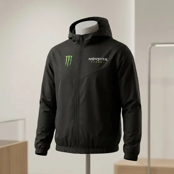Jaqueta Masculino Corta Vento Monster 02 Capuz Impermeável (imagem ilustrativa)