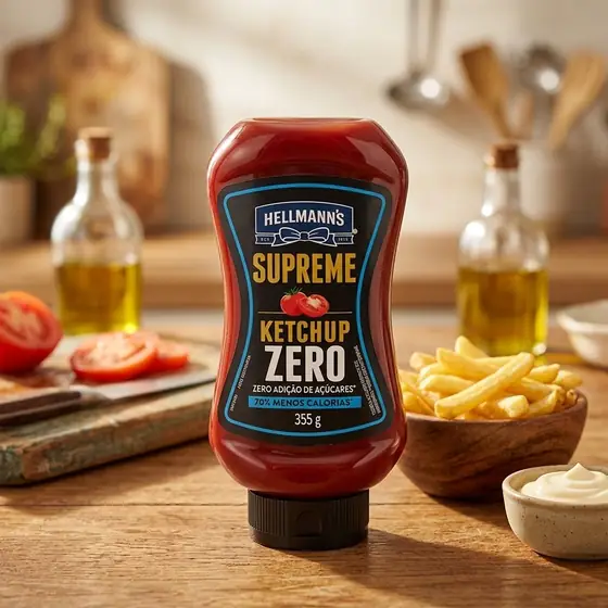 Ketchup Hellmann's Supreme Zero (imagem ilustrativa)