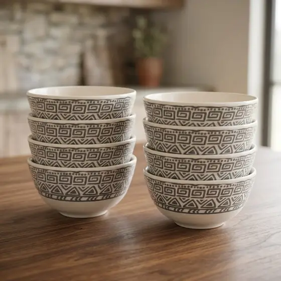 Kit 8un Tigela Bowl Cumbuca Ecológico 300ml Sopa Caldo (imagem ilustrativa)