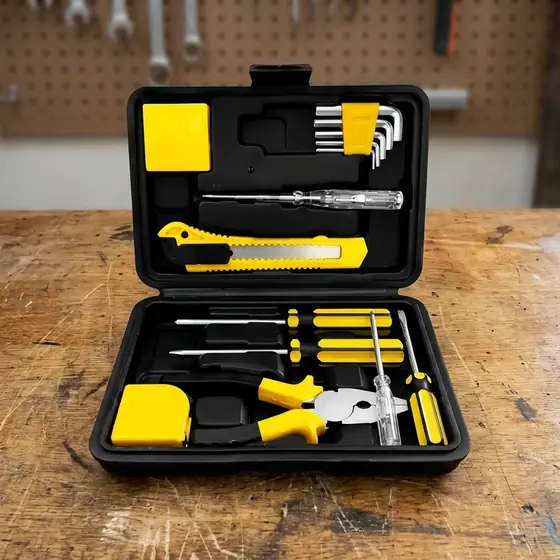 Kit Jogo De Ferramentas Aço Carbono Titanium 11 Peças (imagem ilustrativa)