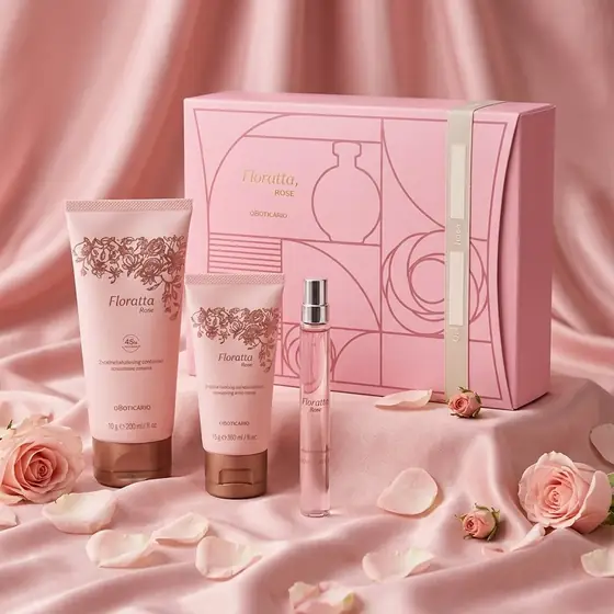 Kit Presente Floratta Rose (3 Itens) Boticário (imagem ilustrativa)