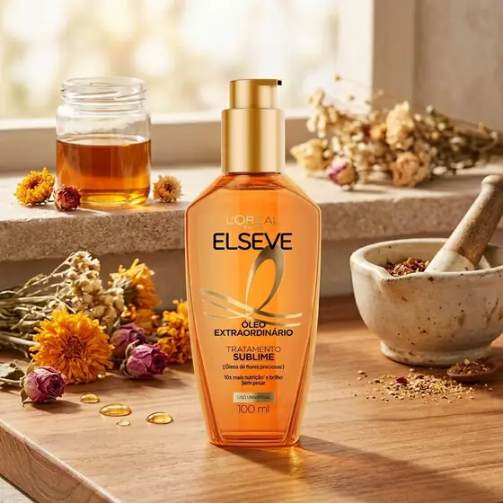 L'Oréal Paris Elseve Óleo Extraordinário Finalizador Capilar, Nutrição Profunda com 6 Óleos (imagem ilustrativa)