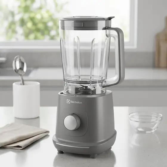 Liquidificador Electrolux 1000W 2,7L Efficient com TriForce 5 Velocidades Cinza EBL1000 220V (imagem ilustrativa)