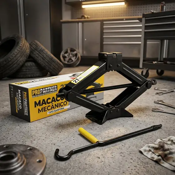 Macaco Sanfona Universal Propartner 2t 2000kg Alto Reforçado (imagem ilustrativa)