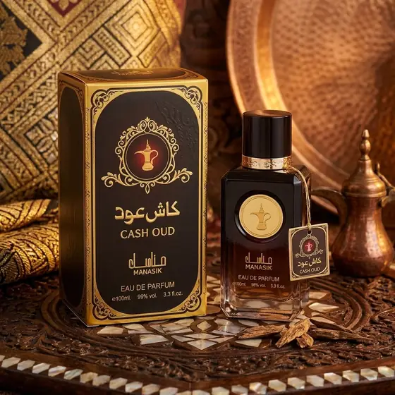 Manasik – Cash Oud Eau de Parfum 100ml (imagem ilustrativa)