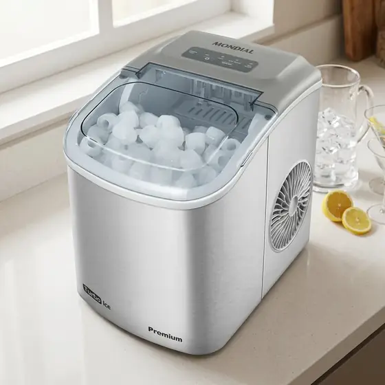 Máquina de Gelo Turbo Ice Premium, Mondial, 120W - MG-12-GI (imagem ilustrativa)