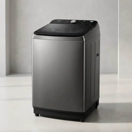 Máquina de Lavar Midea 16,5Kg MA512W165/GK-04 Wave Impeller Função Turbo Titanium (imagem ilustrativa)