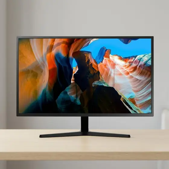 Monitor Samsung UJ59 32 pol. 4K UHD Tela Plana VA 60 Hz 4 ms HDMI FreeSync (imagem ilustrativa)