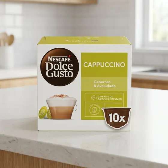 NESCAFÉ DOLCE GUSTO Café em Cápsula Cappuccino 10 Cápsulas (imagem ilustrativa)