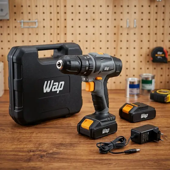 Parafusadeira e Furadeira com Impacto WAP BPFI 12K4 com Led de Iluminação Maleta (imagem ilustrativa)