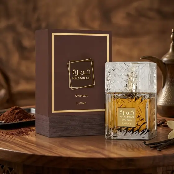 Perfume Arabe Khamrah Qahwa Unissex 100ML Com Nf (imagem ilustrativa)