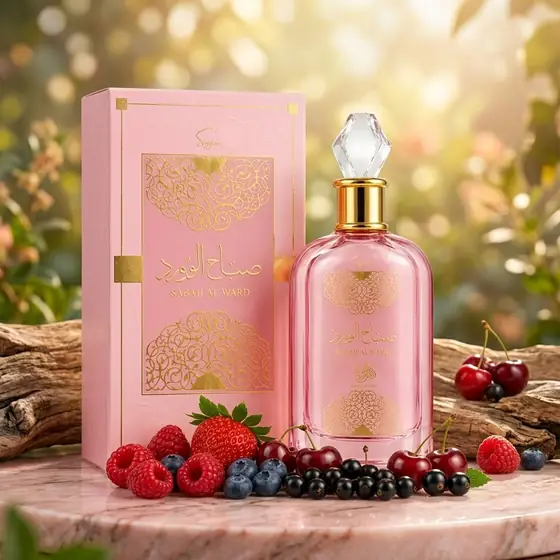 Perfume Árabe Sabah Al Ward Sugar Feminino 100ml (imagem ilustrativa)