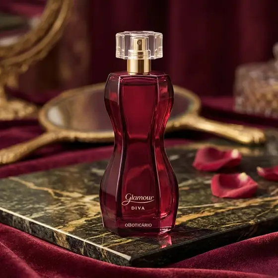 Perfume Glamour Diva O Boticário Deo Colônia 75ml Feminino (imagem ilustrativa)