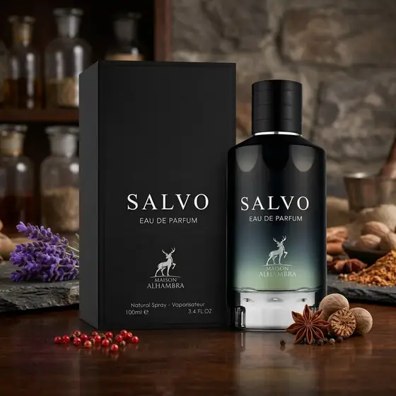 Perfume Masculino Árabe Salvo Eau de Parfum Maison Alhambra 100ml (imagem ilustrativa)
