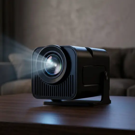 Projetor HY320 390 ANSI Full HD WiFi 6 4K Android Bluetooth 150 Polegadas HDMI USB Controle (imagem ilustrativa)